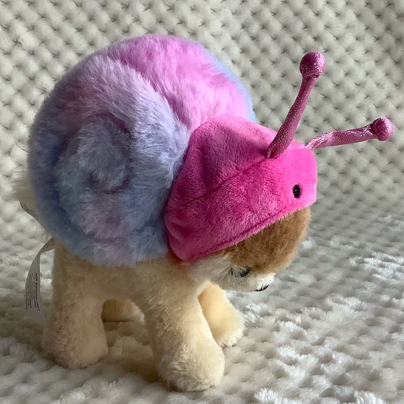 GUND Itty Bitty Boo Snail Puppy Dog Spin Master Plush Stuffed Animal w Hood - Picture 7 of 15